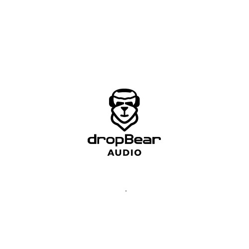a concept logo for dropBear AUDIO