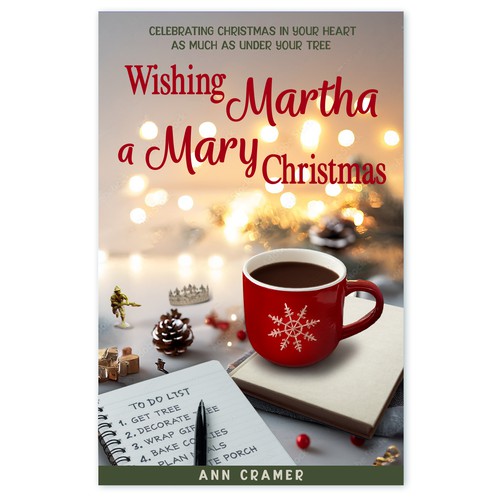 Book Cover Contest for Nonfiction Wishing Martha a Mary Christmas