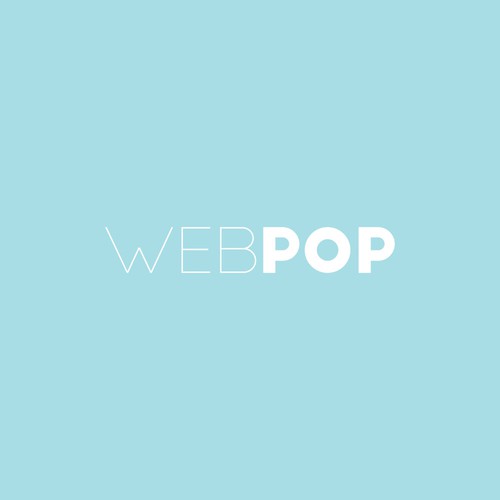 Minimal logo for web design business