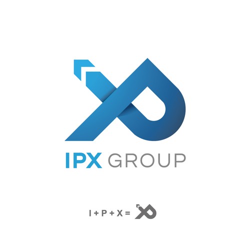 Logo and business card for IPX - consulting company