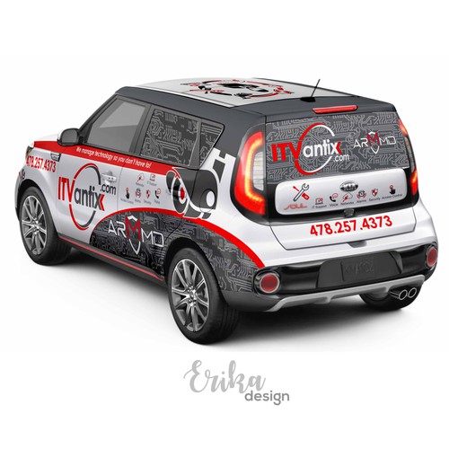 2017 Kia Soul Wrap Design for  ITVantix