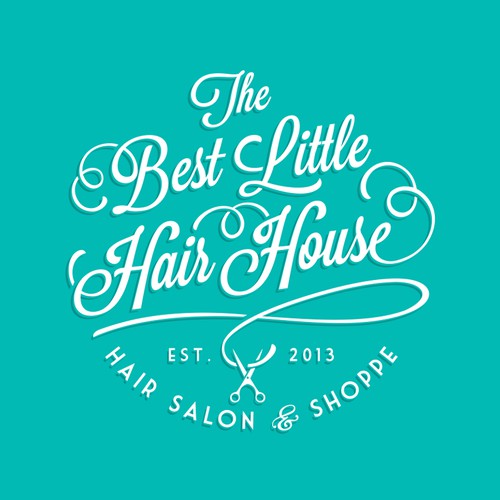 Create our first ever logo for our hair salon on Route 66.