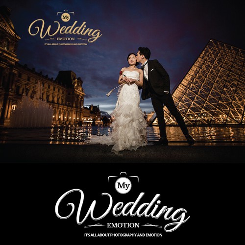 branding logo for a wedding and couple photographer in paris