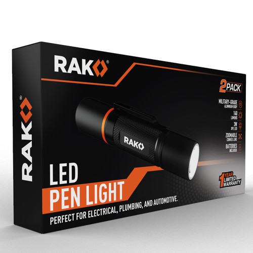 Rax PEN LIGHT Packaging