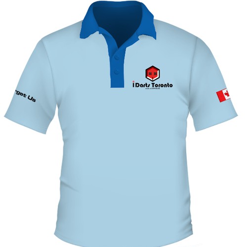 Create the first custom shirt for Professional dart player The Icepick
