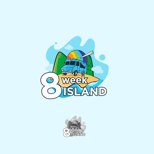 fun logo for 8 week island