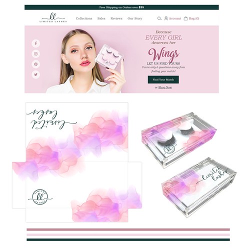 Product Packaging for Limited Lashes