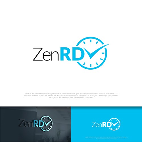 ZEN RDV or ZEND Rendezvauz logo for meeting agenda