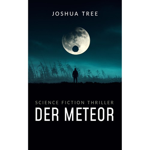 Book cover for science-fiction thriller
