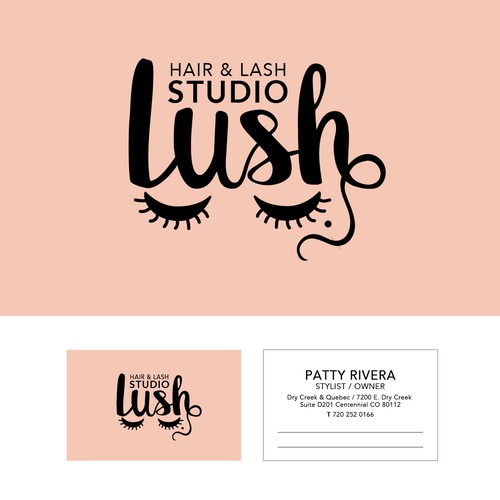 Bold, Boutique Logo Design for Hair & Lash Studio