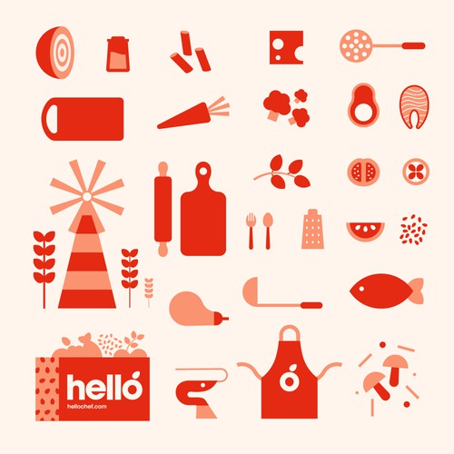 Hellochef icon pack