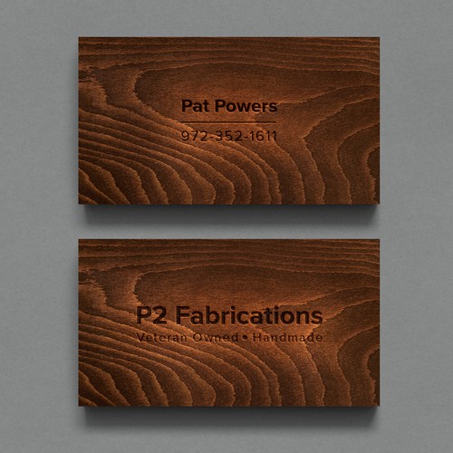 Wooden Business Card