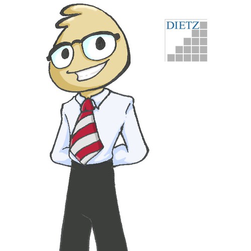 Design a character/mascot for a german consulting firm - to be used in a bookled