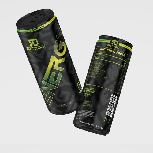 Energy drink packaging
