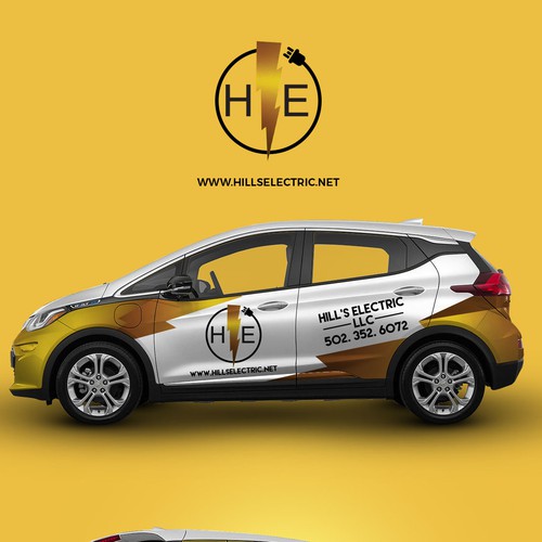 Car Wrap design for Hills Electric