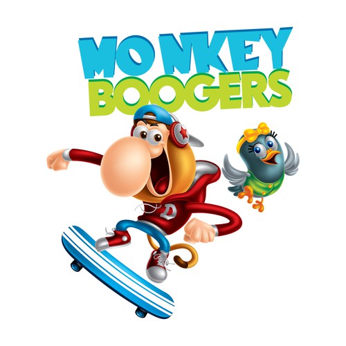 Character Design for New Animated TV Series - Monkey Boogers