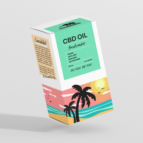 Box design for CBD OIL 