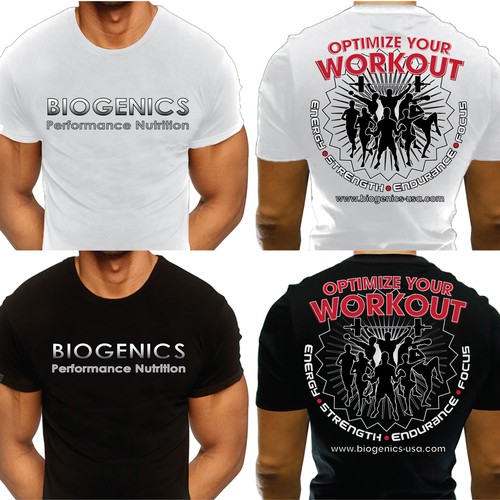 T-Shirt Design Needed-BIOGENICS PERFORMANCE NUTRITION