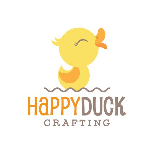 Logo design for Happy Duck Crafting -1-to-1 Project