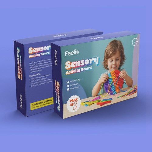 Sensory Activity Board Packaging Design
