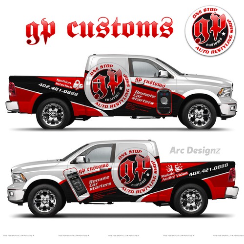 Truck wrap for GP customs