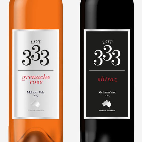 Redesign an existing wine label into a trendy and eye catching one