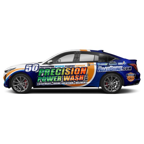 Precision Power Wash Car Wrap