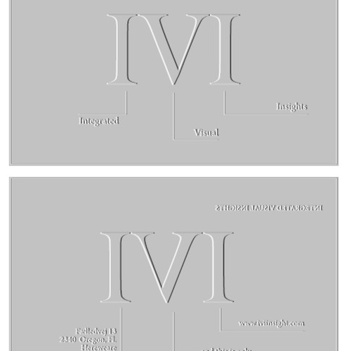 Help IVI with a new logo and business card
