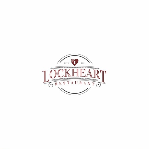 Vintage Style Restaurant Logo for Lockheart