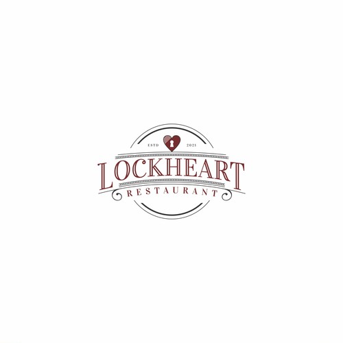Vintage Style Restaurant Logo for Lockheart