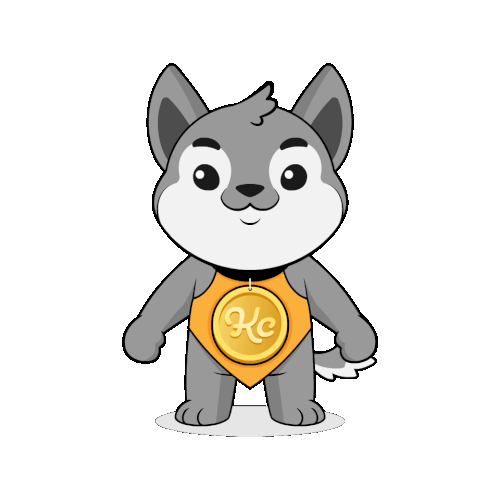 Cute Dog Mascot Say Hi!