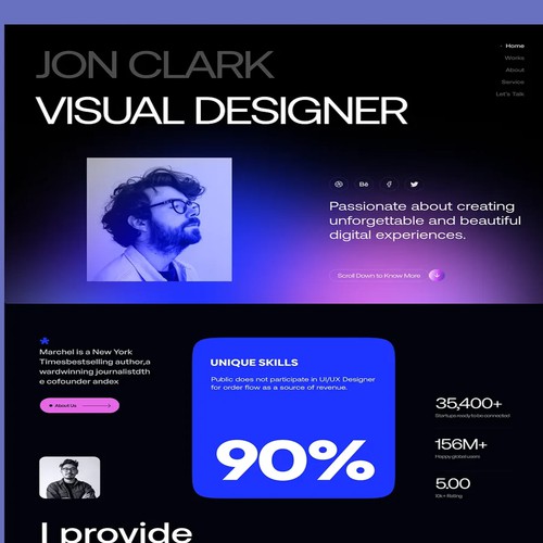 John clark portfolio design