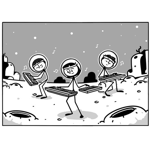 Stick People Astronauts: Students of the Musical Universe