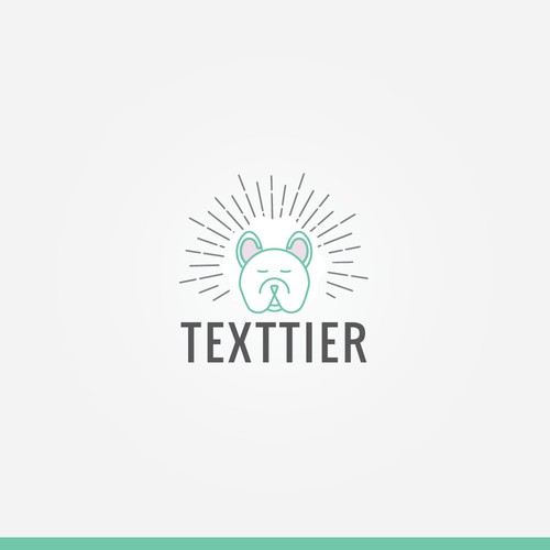 Cute terrier logo