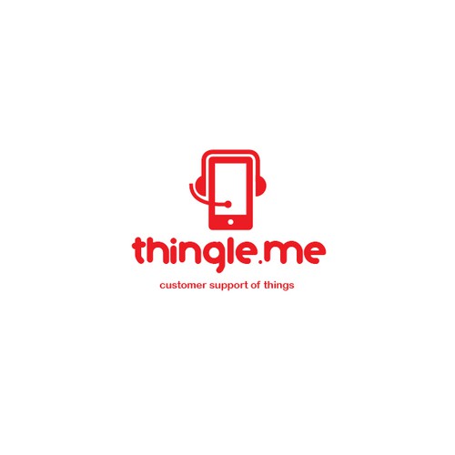 Thingle.me - customer support (mobile) app - needs a creative, playful, tickling logo !!!