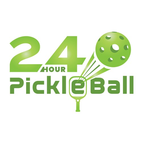 Modern logo for indoor pickle ball facilities