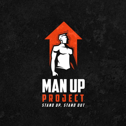 Bold logo for Man Up Project