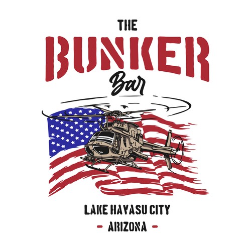 Bunker Bar T shirt Design