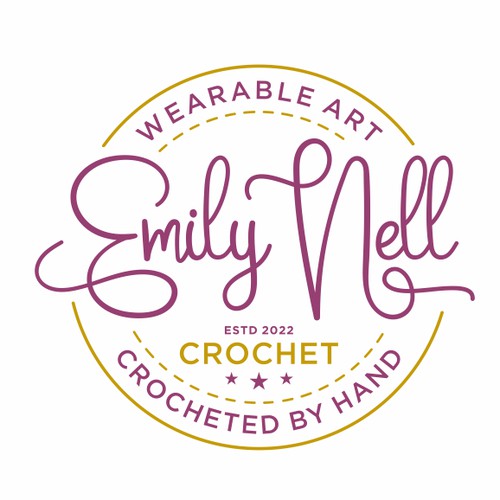 Design a chic, sophisticated yet edgy logo for a fashion crochet brand