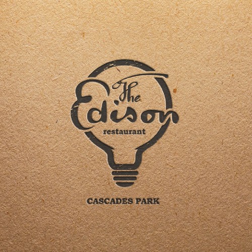 The Edison - 1920's Americana Meets the Great Gatsby - New Restaurant Seeking Logo