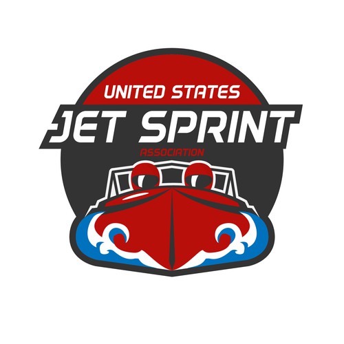 Logo concept for Jet Sprint boat racing association