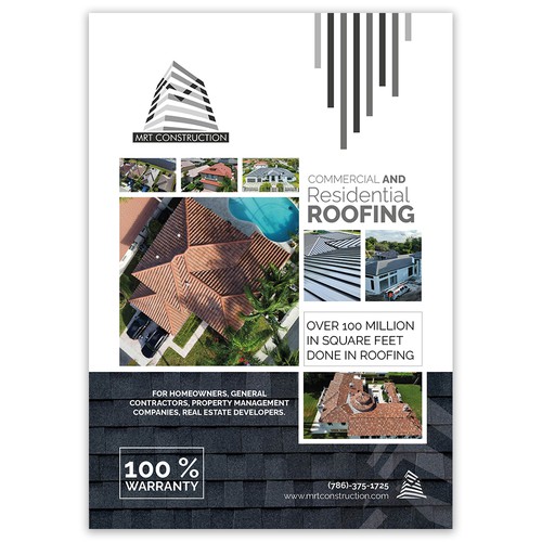 Minimalistic but catchy brand awareness and sales increase flyer
