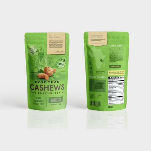 Cashews Packaging Design