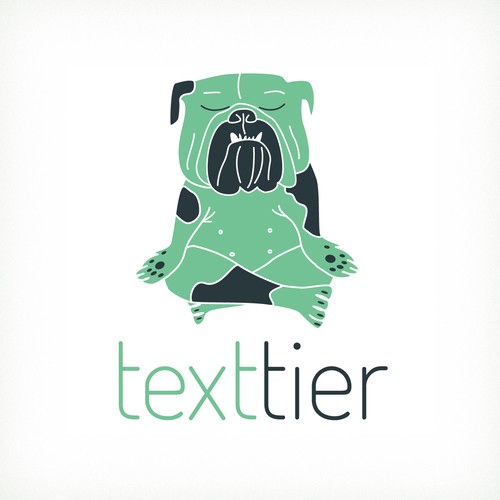Logo texttier (für einen freien Autor der über Tiere und Gesundheitsthemen schreibt)