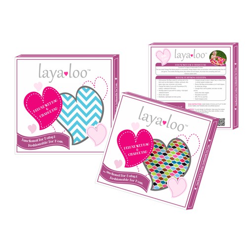 Create beautiful packaging for baby products company Layaloo.  Deluxe Wet Bag & Change Pad