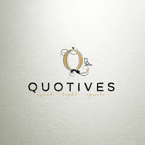 quotives logo design