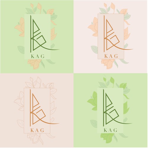 Logo for a floral company/flower shop 