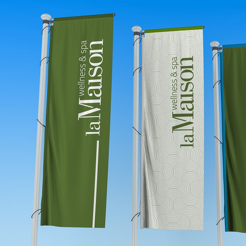 Flag Banner design for Hotel Entrance