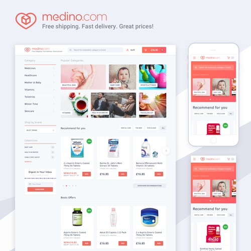 Medication online shop [Ecommerce]