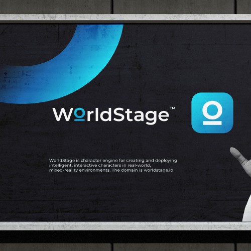 WorldStage logo design
